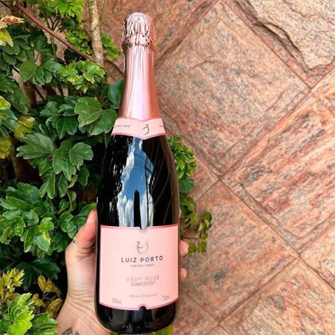 Vinho Fino Espumante LUIZ PORTO BRUT ROSÉ