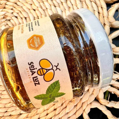 Mel com Hortelã Apiário Seja Luz - comprar online