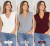 Chaleco mujer escote V hilo - tienda online