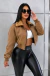 Campera gamulan corta con peluche bomber - Trinity Shop