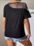 Remera mujer vestir manga corta con lurex en internet