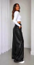 Pantalon Palazo engomado mujer tendencia en internet