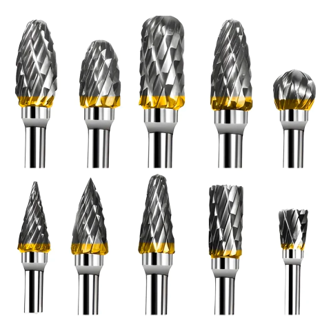 Kit x10 Fresa Lima Rotativa Metal Duro Para Taladro Doble Corte - comprar online