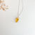 Colar com pingente de pêndulo Citrino amarelo na internet