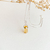 Colar com pingente de pêndulo Citrino amarelo - comprar online