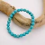 Pulseira com pedra natural Turquesa - comprar online