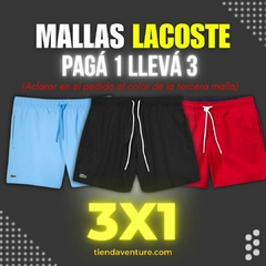 3X1 MALLAS LACOSTE