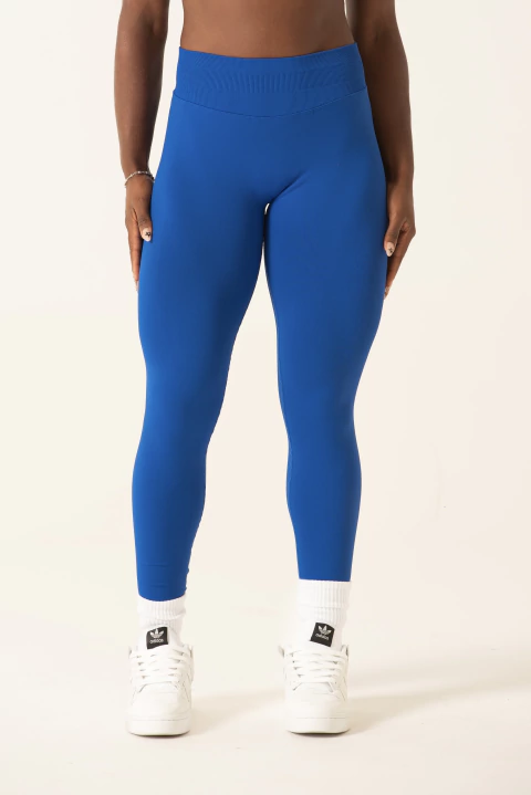 Calça Legging Fitness Seamless Azul Oceano - comprar online