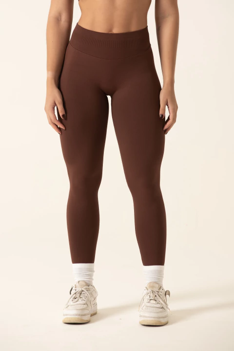 Calça Legging Fitness Seamless Lift Marrom - comprar online