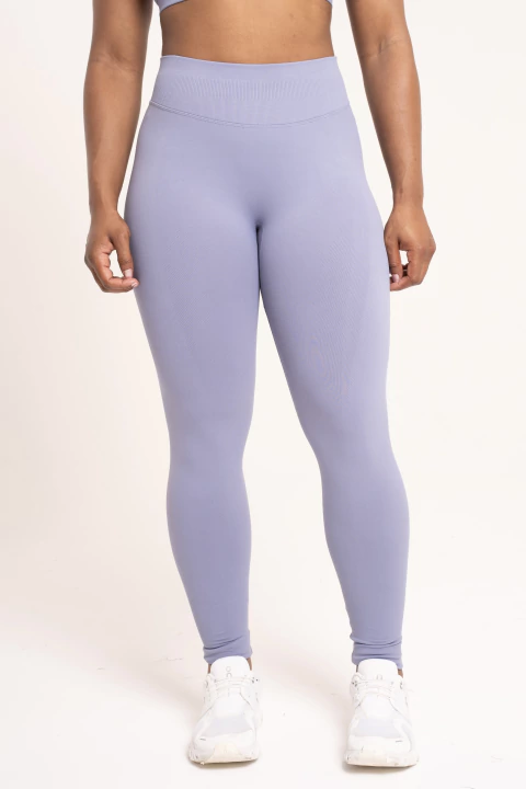 Calça Legging Fitness Seamless Azul Cobalto - comprar online