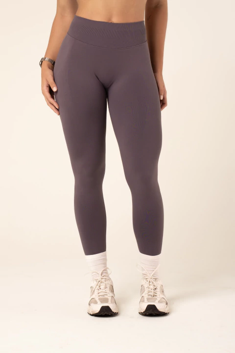 Calça Legging Roxo Acinzentado Fitness Seamless - comprar online