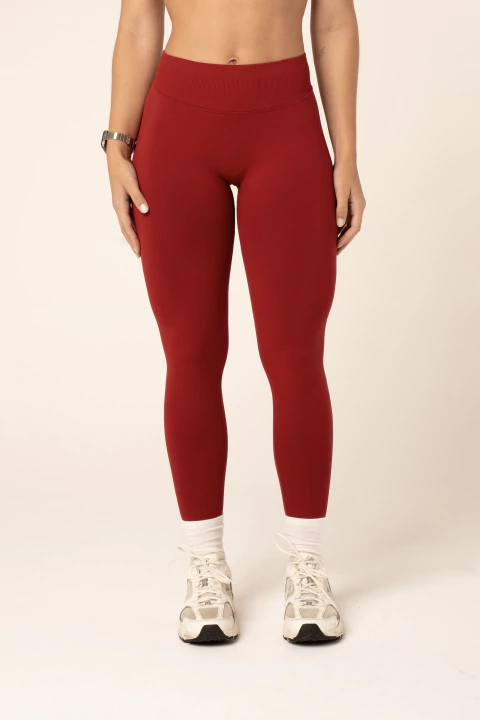 Calça Legging Vinho Fitness Seamless Lift - comprar online