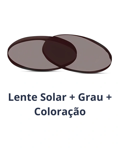 Par de Lentes Solares + Coloração + Grau