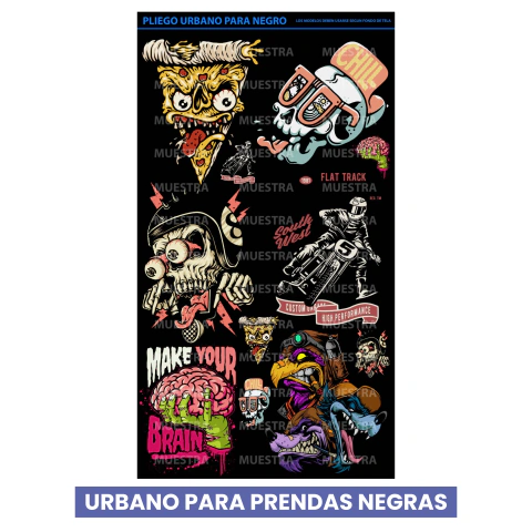 Lamina de DTF Textil (Modelo Urbano) - comprar online