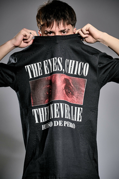 REMERA OVER SCAR FACE - Hueso de perro