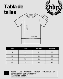 REMERA H.D.P-NIGHTMID Nro°10 - tienda online