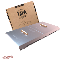 KIT: Planchetta + Tampas + Patas + Planchettita + Moldes + Espatula + Smasher + Pegador + Espetos + Provoletera + Planchetta 1 boca - La Planchetta Brasil