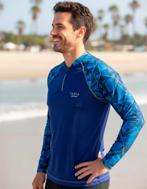 REMERA TALLE M HOMBRE PROTECCION UV MANGA LARGA - comprar online