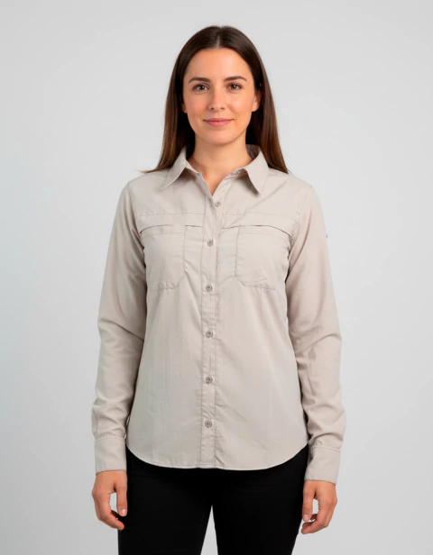 Camisa de Mujer manga larga Rip Stop Dupont Color Calcio - comprar online