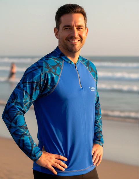 REMERA TALLE S HOMBRE PROTECCION UV MANGA LARGA - comprar online