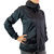 Campera Rompeviento Impermeable Con Capucha Rebatible Mujer Color Negro - comprar online