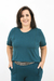 Conjunto Pantalona Manga Curta Cropped Verde na internet