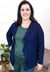 Cardigan Bea Abdalla Manga Longa Azul Marinho