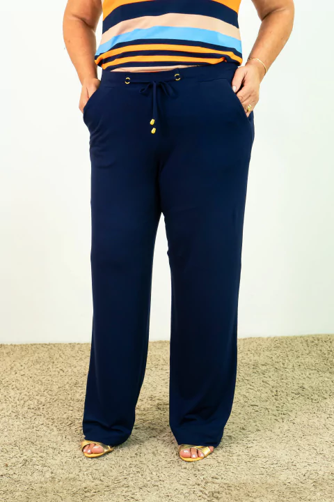 Pantalona Azul Marinho