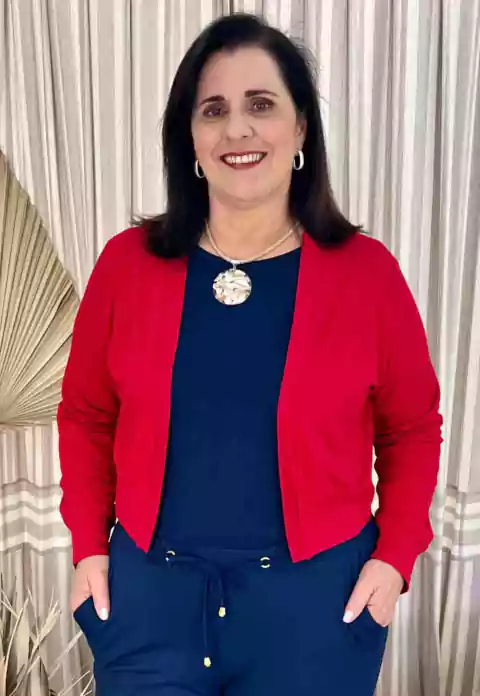 Casaquinho Manga Longa Vermelho