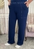 Calça Pantalona Bolsos a Fio Marinho - loja online