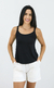 Blusa Regata Preta 2 Alças