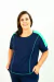 Conjunto Pantalona Manga Curta Marinho/Verde - loja online