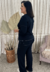 Conjunto Manga 3/4 Recortes a Fio Preto - Bea Abdalla