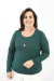 Blusa Bea Abdalla Básica Manga Longa Verde