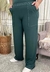 Calça Pantalona Bolsos a Fio Verde na internet