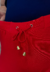 Pantacourt Com Bolsos Vermelho - Bea Abdalla