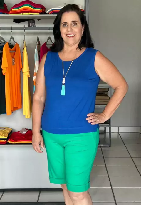 Bermuda Moletinho Verde