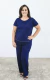 Conjunto Bea Abdalla Recortes a Fio Azul Marinho - Bea Abdalla
