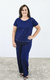 Conjunto Bea Abdalla Recortes a Fio Azul Marinho - comprar online