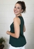 Blusa Bea Abdalla Regata Evasê Verde - Bea Abdalla