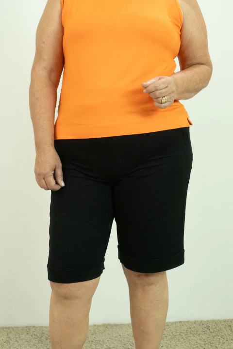 Bermuda Moletinho Preto