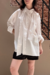 CAMISA ESSENTIAL FLOR DE ALGODÓN - THECALM LOUNGEWEAR