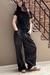 PANTALÓN WIDE ORQUÍDEA NEGRA - tienda online