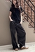 PANTALÓN WIDE ORQUÍDEA NEGRA