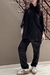 SET PIJAMERO ORQUIDEA NEGRA 2 PIEZAS PANTALON LARGO Y CAMISA - tienda online