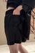 SET PIJAMERO ORQUIDEA NEGRA 2 PIEZAS PANTALON LARGO Y CAMISA - THECALM LOUNGEWEAR