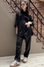 SET PIJAMERO ORQUIDEA NEGRA 2 PIEZAS PANTALON LARGO Y CAMISA en internet
