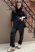 SET PIJAMERO ORQUIDEA NEGRA 2 PIEZAS PANTALON LARGO Y CAMISA - comprar online