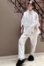 SET PIJAMERO FLOR DE ALGODON 2 PIEZAS PANTALON LARGO Y CAMISA - THECALM LOUNGEWEAR