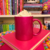 Caneca Clube de leitura da Ju - Cintilante Pink - Hello Guys - Presentes literários